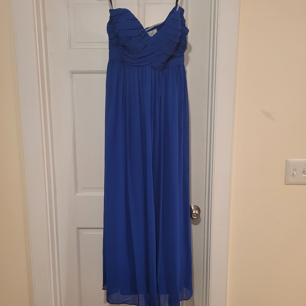 Bill Levkoff Bridesmaid Dress in Horizon DISCONTINUED STYLE 386